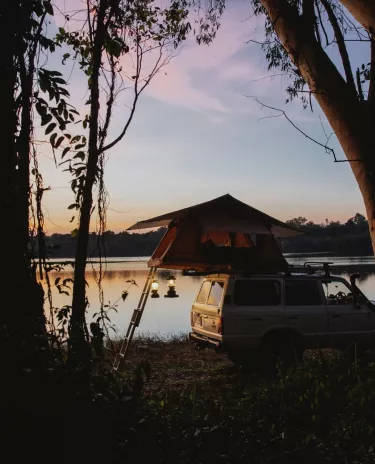 Australie Camping Car Sunset Forest