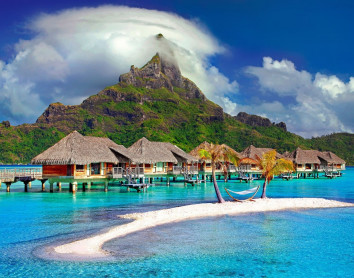 Bora Bora Bora Bora Hôtel Tourisme Paysage Montagne Vue