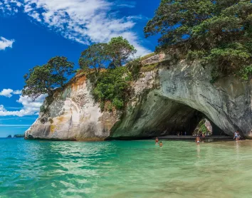 La réserve de Te Whanganui-A-Hei - NZ Réserve Nouvelle-Zélande NZ Plage Nature Tourisme