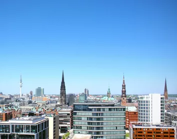 Allemagne Hambourg Building Ciel Bleu