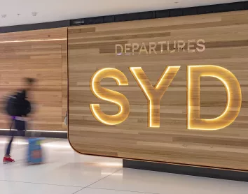 Départ Aéroport de Sydney